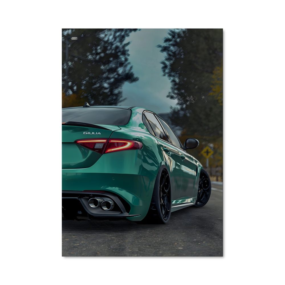 Poster Giulia en Vert